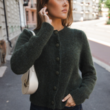 Ulla Mohair Cardigan Harvest Green