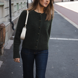 Ulla Mohair Cardigan Harvest Green