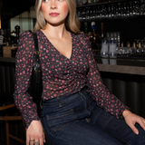Marion Blouse French Rose Mesh