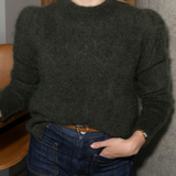 Bella Mohair Sweater Harvest Green