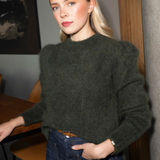Bella Mohair Sweater Harvest Green
