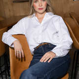 Ava Shirt Sugar White Poplin