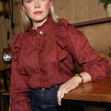 Maya Blouse Cinnamon