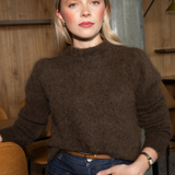 Bella Mohair Sweater Mocha