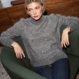 Bella Mohair Sweater Luxious Grey