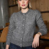 Ulla Mohair Cardigan Luxious Grey