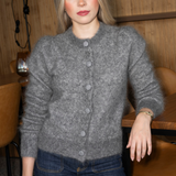 Ulla Mohair Cardigan Luxious Grey