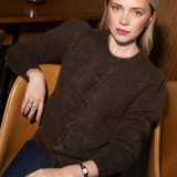 Ulla Mohair Cardigan Mocha