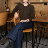 Ulla Mohair Cardigan Mocha