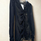Marion Blouse Night Black Mesh