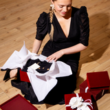 Sofia Dress Night Black Mesh