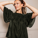 Lulu Top Velvet Forest