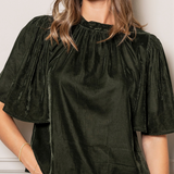 Lulu Top Velvet Forest