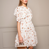 Fabienne Mini Dress Rose (PRE-ORDER. LEV: UKE 21)