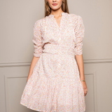 Fabienne Mini Dress Pink Petite (PRE-ORDER. LEV: UKE 21)