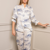 Amy Shirt Derby Blue (PRE-ORDER. LEV: UKE 20)