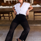 Navya Pant Broderie Black (PRE-ORDER. LEV: UKE 21)