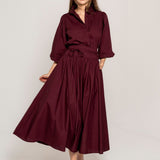 Astrid Skirt Rich Maroon