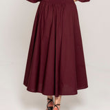 Astrid Skirt Rich Maroon