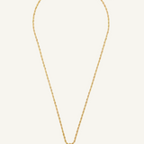 Orelia Flat Pearl & Rope Chain Necklace
