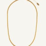 Orelia Flat Twist Gold Necklace