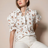 Amy Shirt Rose Linen (PRE-ORDER. LEV: UKE 20)